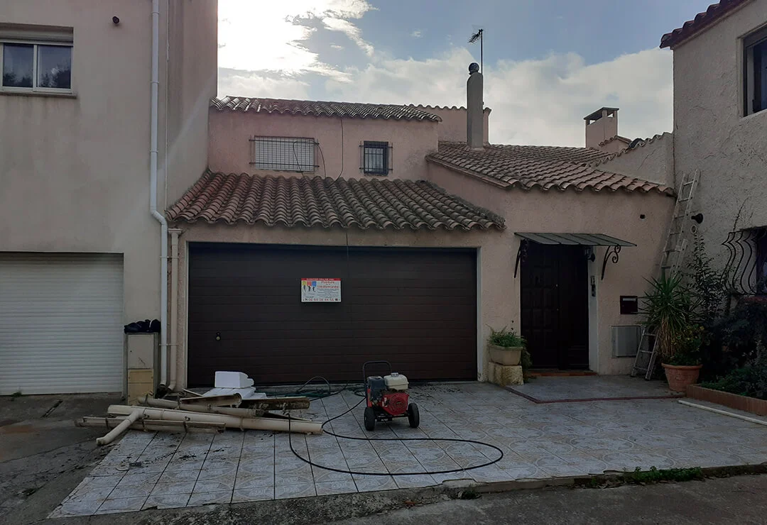 Peinture de méditerannee réalisation maison peinture extérieur avant